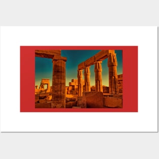 Egypt. Luxor. Karnak Temple. Ruins. Posters and Art